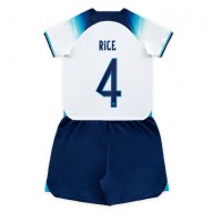 Dres Engleska Declan Rice #4 Domaci za djecu SP 2022 Kratak Rukav (+ kratke hlače)